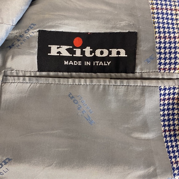 Kiton 100% Cashmere Blazer Men’s Size 54 - Picture 8 of 13